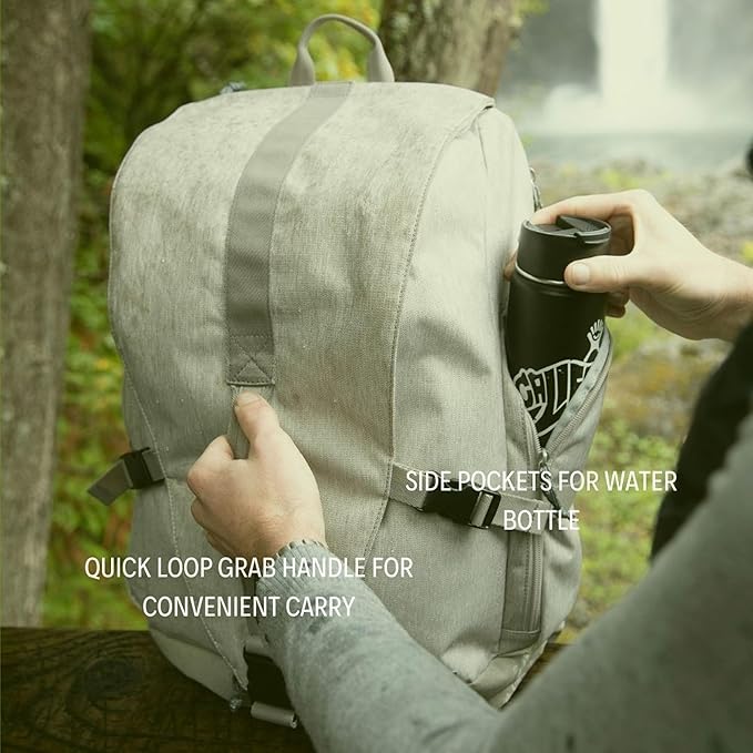 Skyway Luggage Rainier Weekender Backpack, Eco-Friendly, Made of 100% rPET Travel Laptop Bag for Women & Men, Flight Approved Carry On Bag, 43L, Tahoe Blue