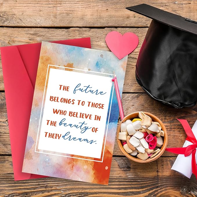 Funny Graduation Card for Her Him, High School College Graduation Card, Graduation Gifts for Friends Boy Girl