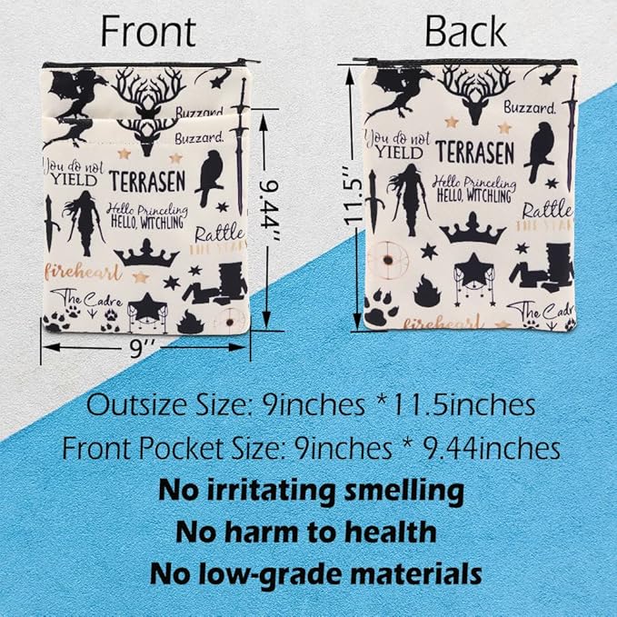 T-OG Inspired Gift T-O-G Fans Book Sleeve T-OG Merch S-JM Gift T-OG Bookish (T-O-G BS)