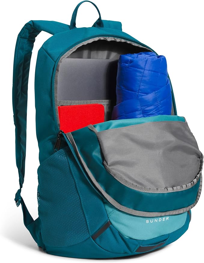 THE NORTH FACE Sunder Commuter Laptop Backpack, Blue Coral/Reef Waters, One Size