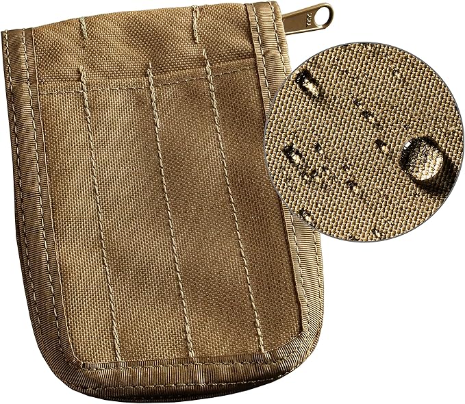 Rite In The Rain Weatherproof CORDURA Fabric Notebook Cover, 3" x 5", Tan Cover (No. C935)