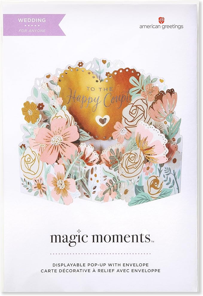 American Greetings Pop Up Wedding Card (A Wonderful Life)