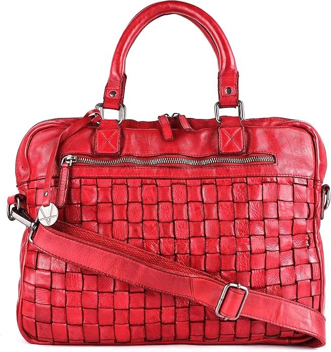 Genuine Leather Laptop Bag For Men 15 Inch, Messenger Bag For Women