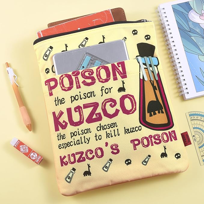 Book Sleeve for Book Lovers, Bookish Book Protector, Book Covers for Paperbacks, Washable Fabric, Book Sleeves with Zipper, Medium 11 Inch X 8.7 Inch