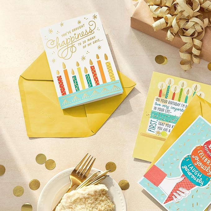 Hallmark Dayspring Religious Birthday Card Assortment (16 Cards with Envelopes) for Kids, Adults, Coworkers, Friends, Family