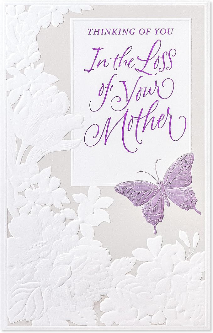 American Greetings Sympathy Card for Loss of Mother (Thinking of You)