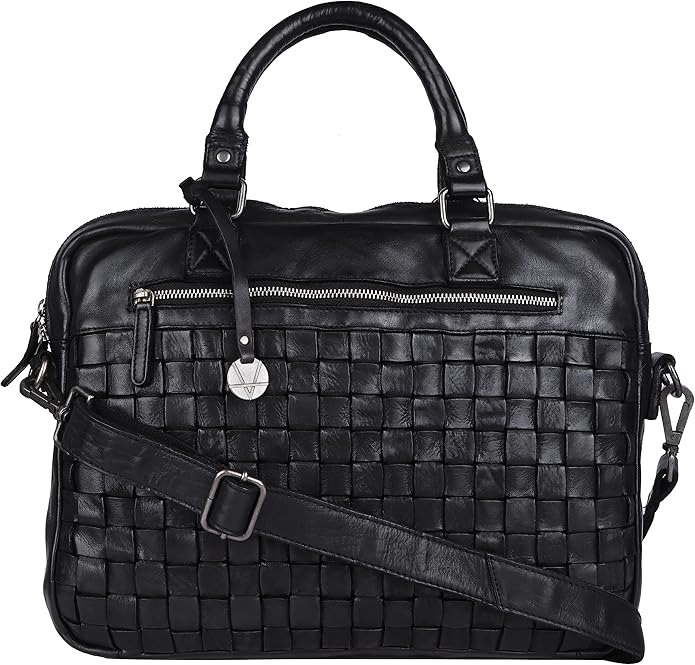 Genuine Leather Laptop Bag For Men 15 Inch, Messenger Bag For Women