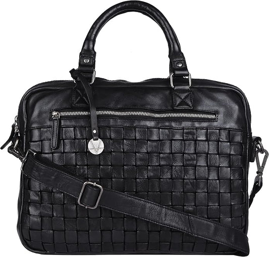 Genuine Leather Laptop Bag For Men 15 Inch, Messenger Bag For Women