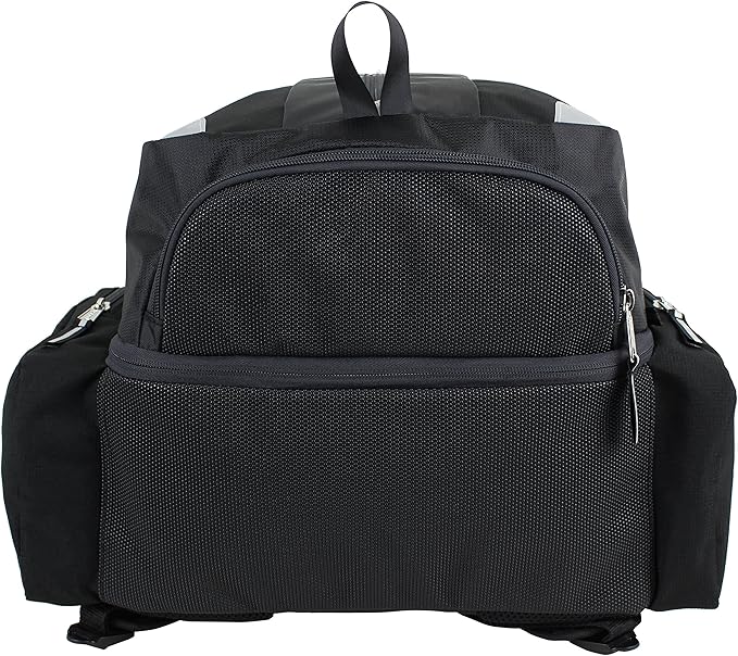 Eastsport Extra Large Backpack Expandable Oversized For Travel Hiking Work Camping Sports Outdoors With Drawstring Bag 18x13.5x9.5 Mochila De Viaje Black