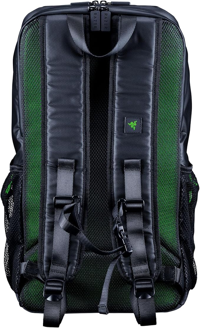 Razer Scout 16" Gaming Laptop Backpack: Lightweight Travel Carry On Computer Bag - Water Resistant - Fits 16 inch Notebook - Black