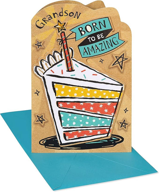 American Greetings Birthday Card for Grandson (You Can Do Anything)