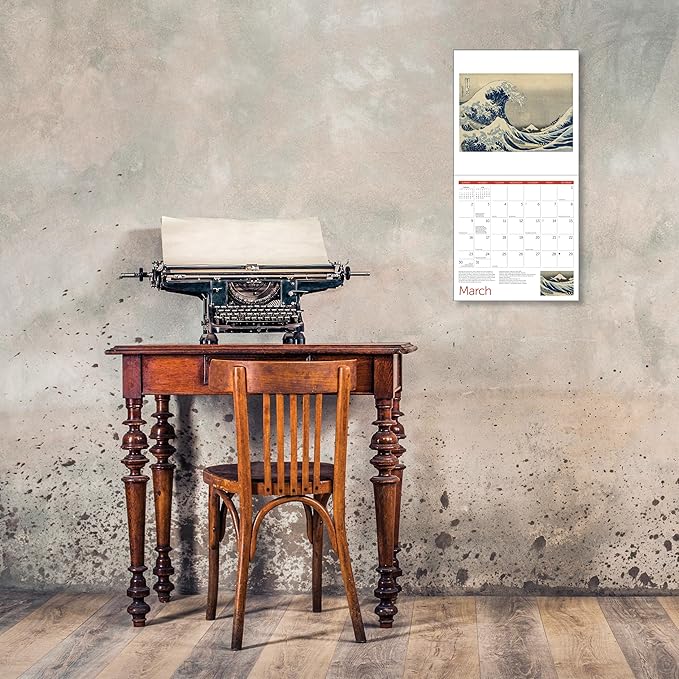 MFA, Boston, Japanese Woodblocks Wall Calendar 2025, Monthly January-December 12'' x 12"