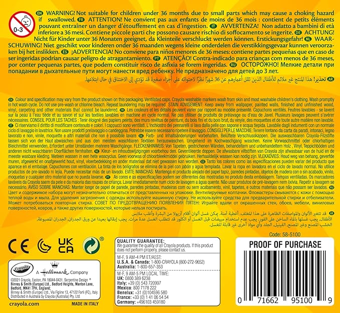 Crayola Super Tips Marker Set (100ct), Fine Point Washable Markers, Drawing Markers for Kids & Adults, Great for Thick & Thin Lines