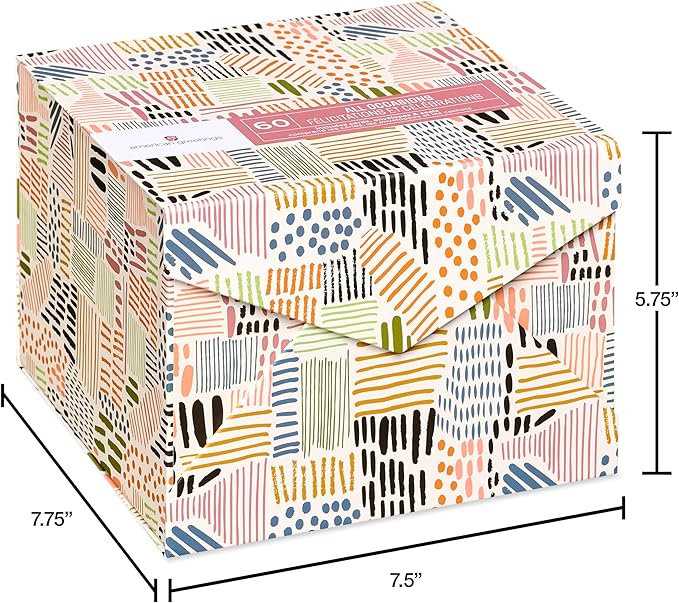 American Greetings All Occasion Deluxe Card Assortment with Envelopes and Storage Box(60-Count)