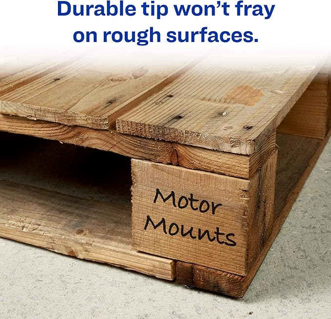 AVERY Marks-A-Lot Large Desk-Style Chisel Tip, Value Pack 36 Black Permanent Markers are perfect for signs and posters (98206)