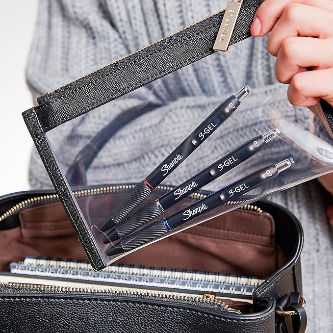 Sharpie S-Gel, Gel Pens, Drawing Pens, Gel Ink Pens For Journaling, Writing Pens, Coloring Pens, Medium Point Pens (0.7Mm), Assorted Colors, 8 Count