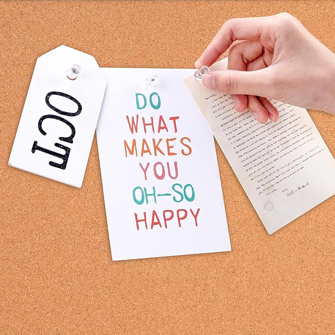 Amazon Basics Rectangular Cork board with Aluminum/Plastic Frame, 3pack, 23" x 17", Brown