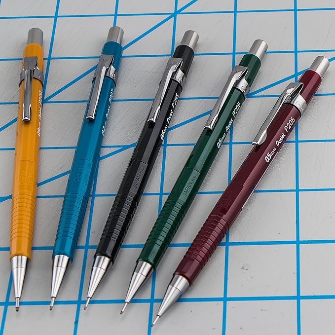 Pentel® Sharp™ Automatic Drafting Pencils, 0.9 mm, Black, Pack Of 2