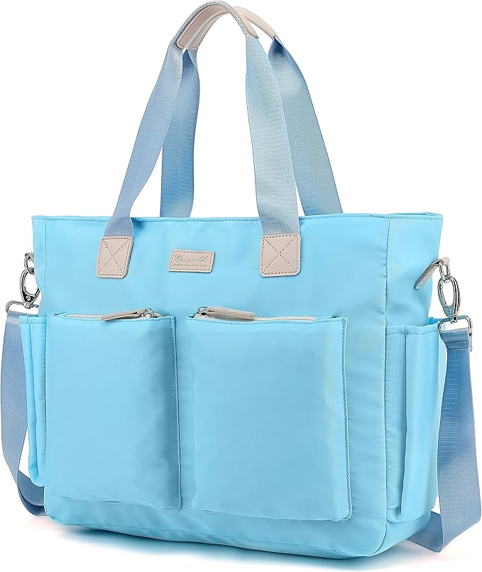 canvaslife Laptop Briefcase, Practical Waterproof Versatile Laptop Shoulder Messenger Bag (15 "-15.6" A-4)