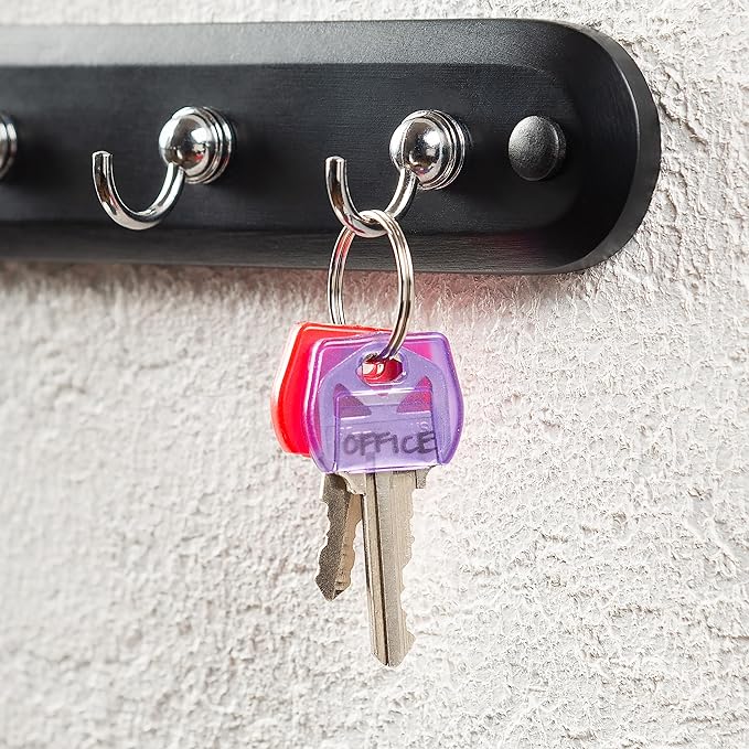 Nite Ize IdentiKey Covers, Color Coded ID Key Labels, Key Identifier Caps, Assorted 6 Pack