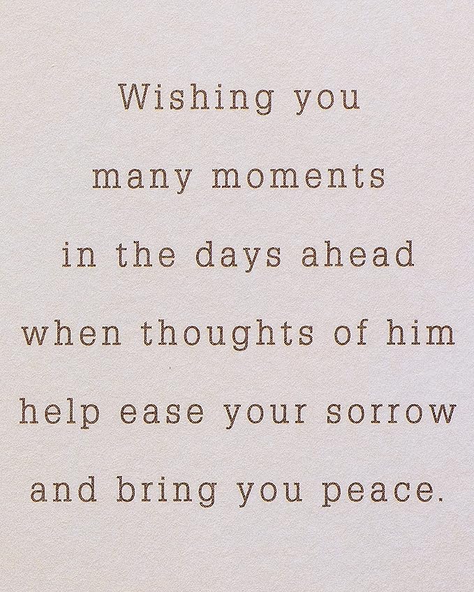 American Greetings Sympathy Card for Loss of Father (Nothing Can Compare)