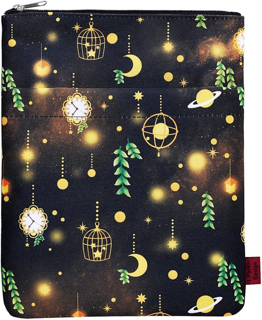 Book Sleeve for Book Lovers, Bookish Book Protector, Book Covers for Paperbacks, Washable Fabric, Book Sleeves with Zipper, Medium 11 Inch X 8.7 Inch