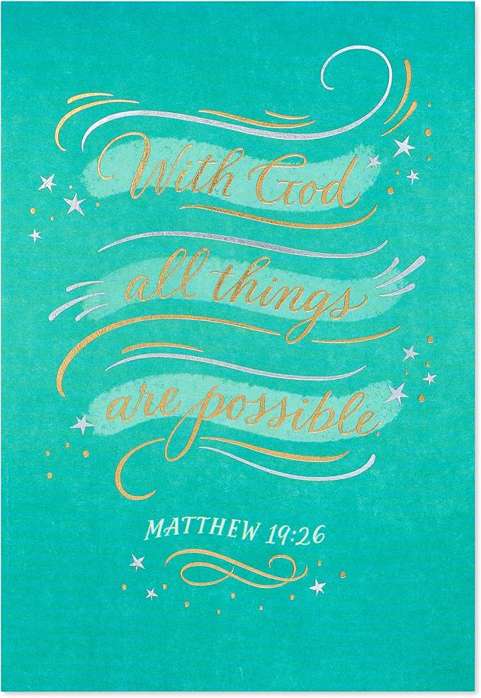 American Greetings Religious Congratulations Card (Happy for You)