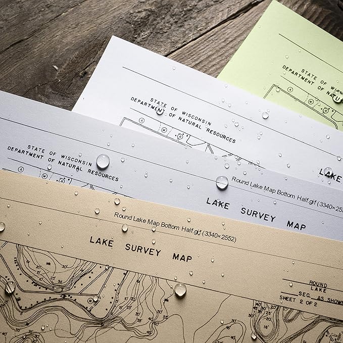 Rite In The Rain Weatherproof Laser Printer Paper, 8.5" x 11", 20# White, 50 Sheet Pack (No. 8511-50)