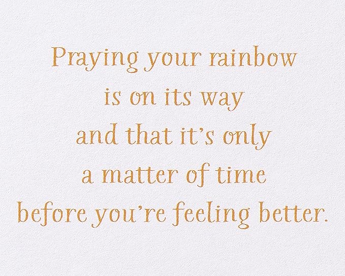 American Greetings Religious Get Well Soon Card (Bright Endings)