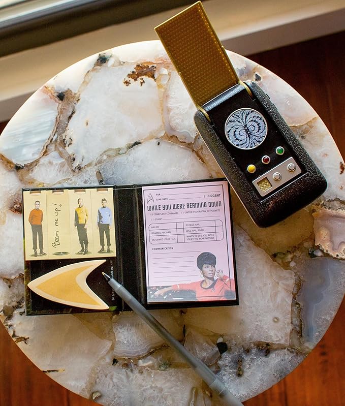 The Unemployed Philosophers Guild Star Trek Sticky Notes Booklet - Officially Licensed 3.25" by 4.25" Booklet with Self-Sticky Individual Notes