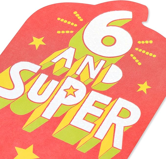 American Greetings 6th Birthday Card (Really Awesome)