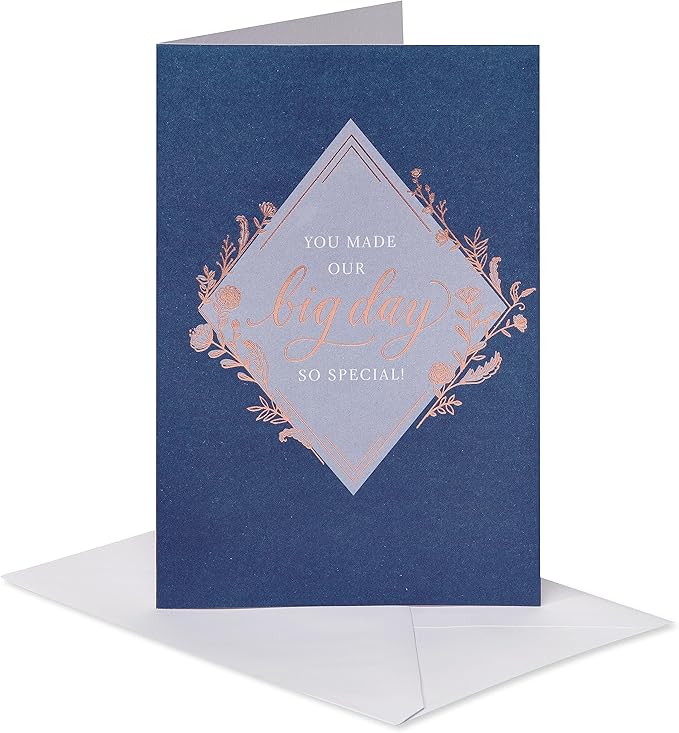American Greetings Wedding Thank You Cards, Much More Wonderful (8-Count)