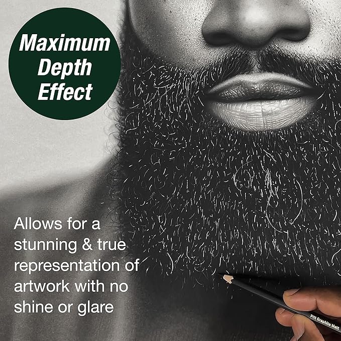 Faber-Castell 3 Count Pitt Graphite Matte Tin - HB, 2B, 4B - Matte Black Graphite Pencils