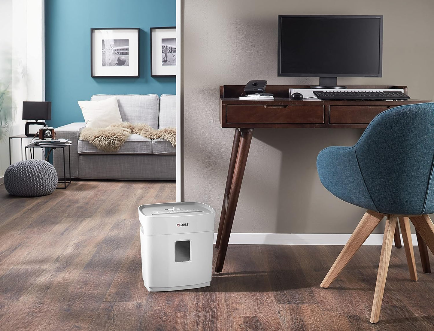 Dahle PaperSAFE PS 140 Paper Shredder, Oil Free, Jam Protection, Security Level P-4, 10 Sheet Max, Shreds Staples, Paper Clips & Credit Cards