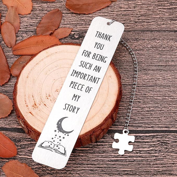 Thank You Gifts for Women Men Bookmarks for Book Lovers Employee Appreciation Gifts for Coworkers Boss Male Teacher Gifts Valentine Christmas Metal Bookmark Gifts for Readers Retired Office Bulk Gifts