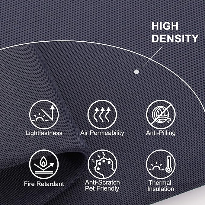 Desk Divider, Portable Desk Privacy Panel Shield for Office, Student, Classroom, Freestanding, Scratch Resistance, 48"x18", Cobalt