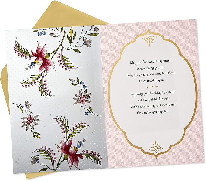 Hallmark Golden Thread Birthday Card (A Birthday Wish)