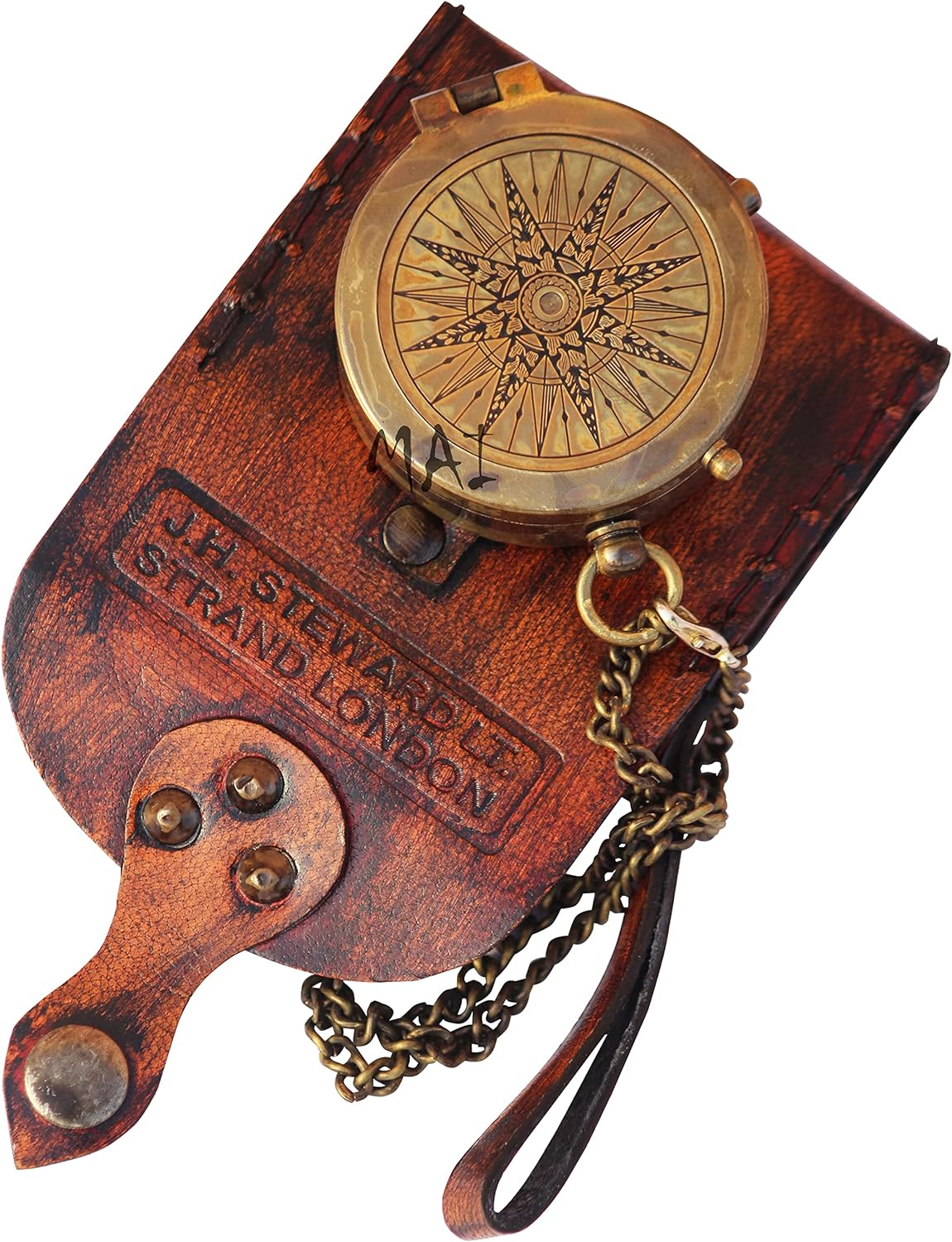 MAI Pocket Compass For Hiking, Survival Instrument Antique “So You Can Always Find Your Way Back Home” Engraved Camping Pocket Compass Nautical Compass Vintage Navigation Outdoor Compass By