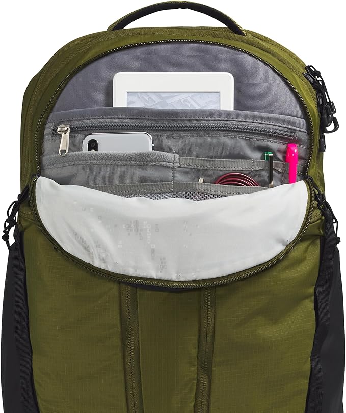 THE NORTH FACE Surge Commuter Laptop Backpack, Forest Olive/TNF Black, One Size