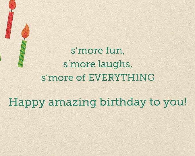 Papyrus Birthday Card (S'more Fun)