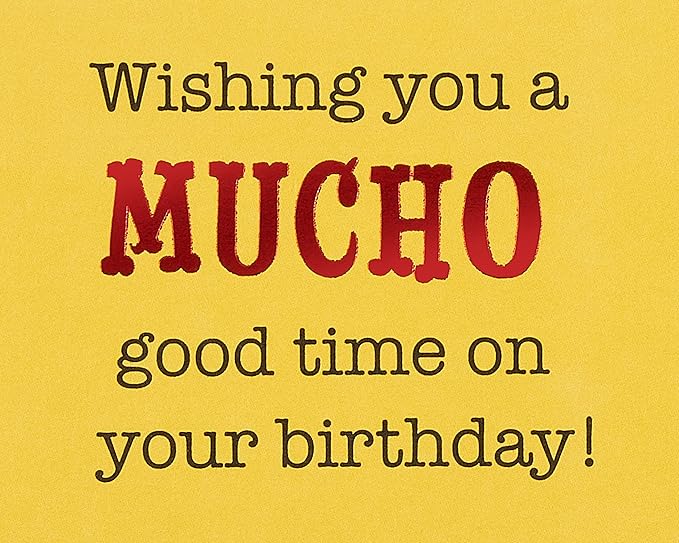 American Greetings Birthday Card (Fiesta)