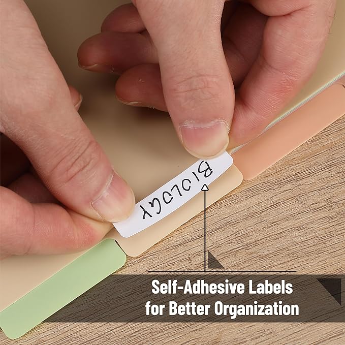 Mr. Pen- Binder Dividers, 6 Tab Dividers, Pack of 2 Sets (12 Dividers Total), Dividers, Plastic Dividers for 3 Ring Binder, Binder Dividers with Tabs, Binder Tabs, 3 Ring Binder Dividers