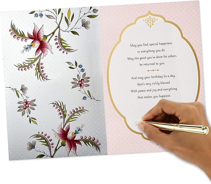 Hallmark Golden Thread Birthday Card (A Birthday Wish)