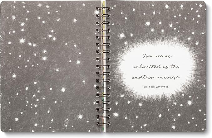 Compendium Spiral Notebook - There is a voice that doesn't use words. Listen. — A Designer Spiral Notebook with 192 Lined Pages, College Ruled, 7.5”W x 9.25”H