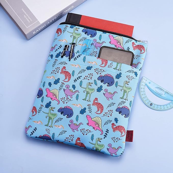 Book Sleeve for Book Lovers, Bookish Book Protector, Book Covers for Paperbacks, Washable Fabric, Book Sleeves with Zipper, Medium 11 Inch X 8.7 Inch