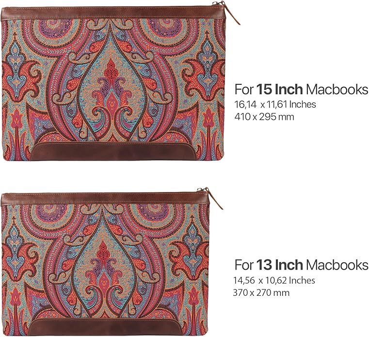 Londo Genuine Leather Laptop Sleeve - Stylish Protection for MacBook M1 M2 M3 Pro Max