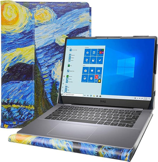 Alapmk Protective Case for 14" Dell Inspiron 14 5425 5420 5430/Inspiron 14 2-in-1 7425 7420 & IdeaPad Flex 5i Chromebook 14 [Not fit Inspiron 14 5410 5418/Inspiron 14 2-in-1 7405],Starry Night