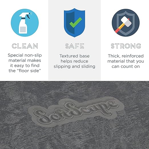 Factory Direct Partners SoftScape 15 inch Square Classroom Floor Cushions with Handles; Flexible Seating for Daycare, Preschool, Playroom; 2 inch Thick Deluxe Foam (6-Piece) - Earthtone, 12228-ET