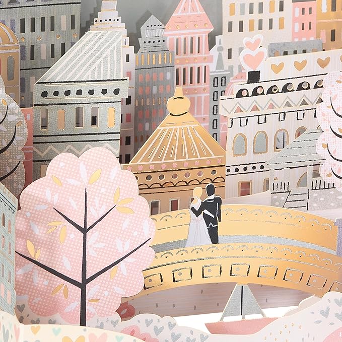 American Greetings Pop Up Wedding Card (Happily Ever After)