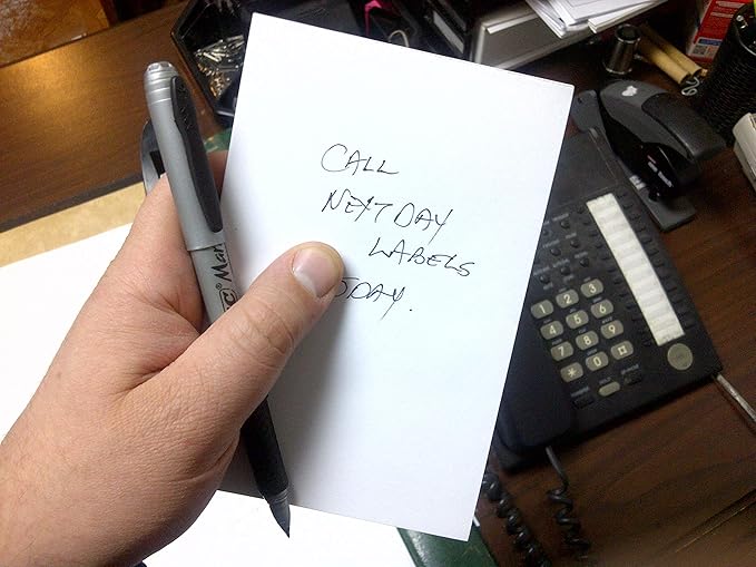 NextDayLabels - Memo Pads, 10 Notepads with 50 – 4x6 Sheets Per Scratch Pad, White, 50#, Office and School Supplies for Writing Notes, Grocery Shopping, To Do Lists, Servers, Small Blank Paper (4x6)